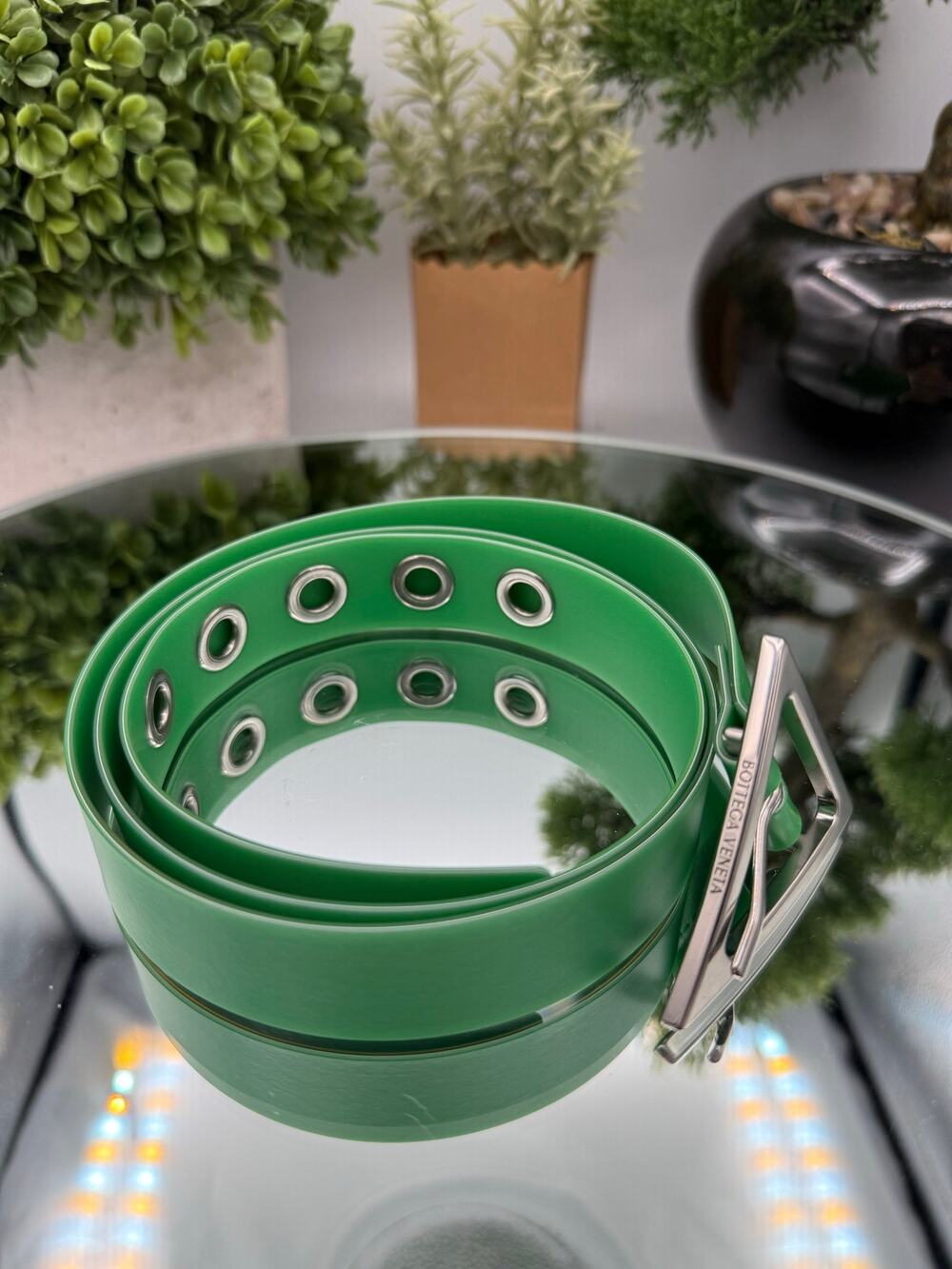 Bottega Veneta Belt Green Plastic